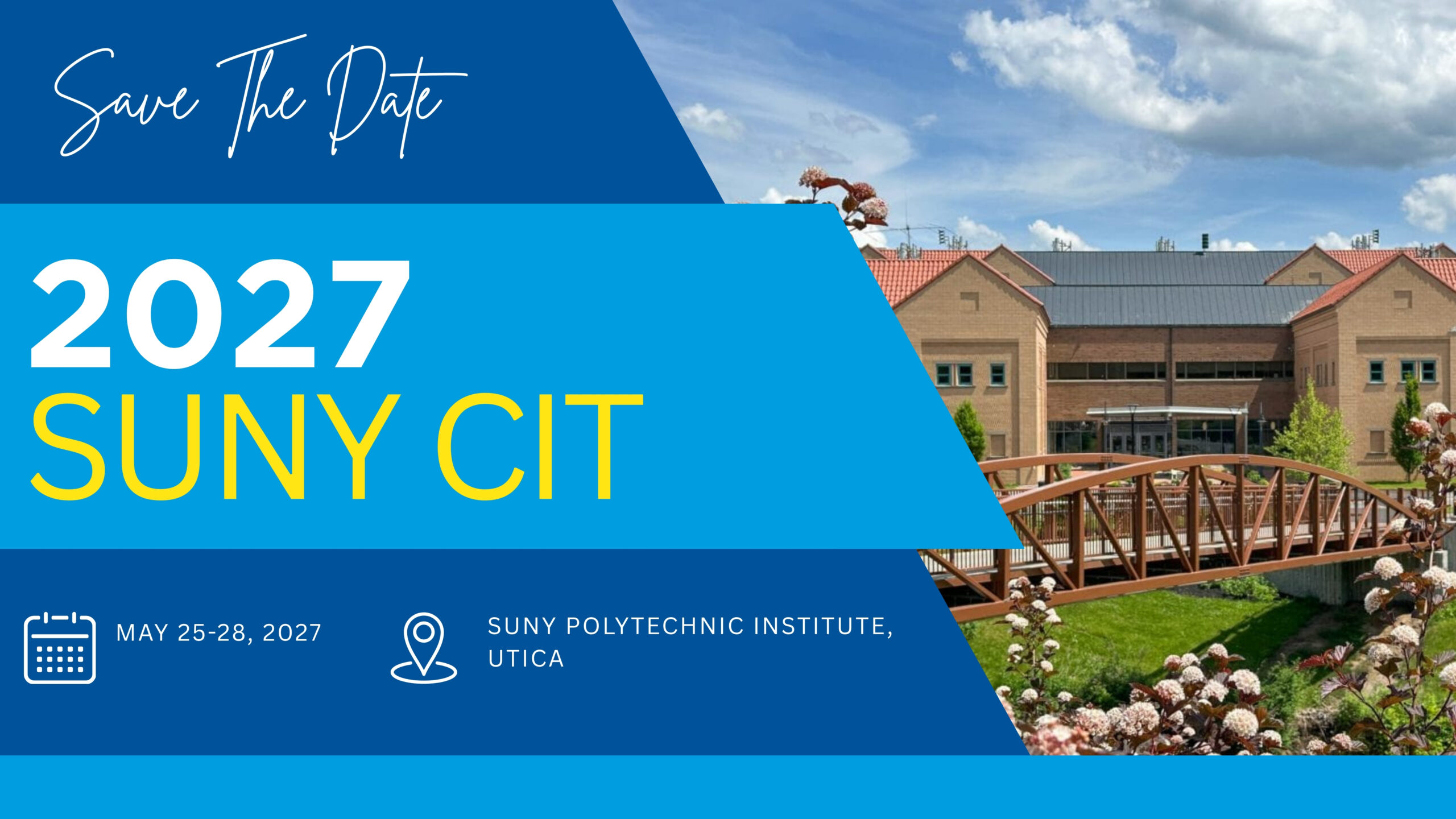 Save the date SUNY CIT 